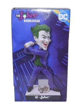 DC The Joker swinging baseball bat 7" tall Bobblehead figure New, 2024